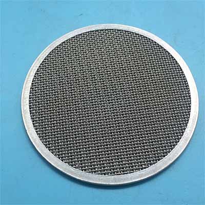 Wire mesh disc directly above plane filter Ø 45 mm - Gothe